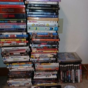 DVDs, tv series and playstation games
